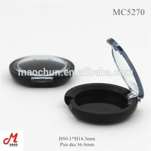 MC5270 wholesale Custom empty clear lid flat shape eyeshadow casing/eyeshadow case